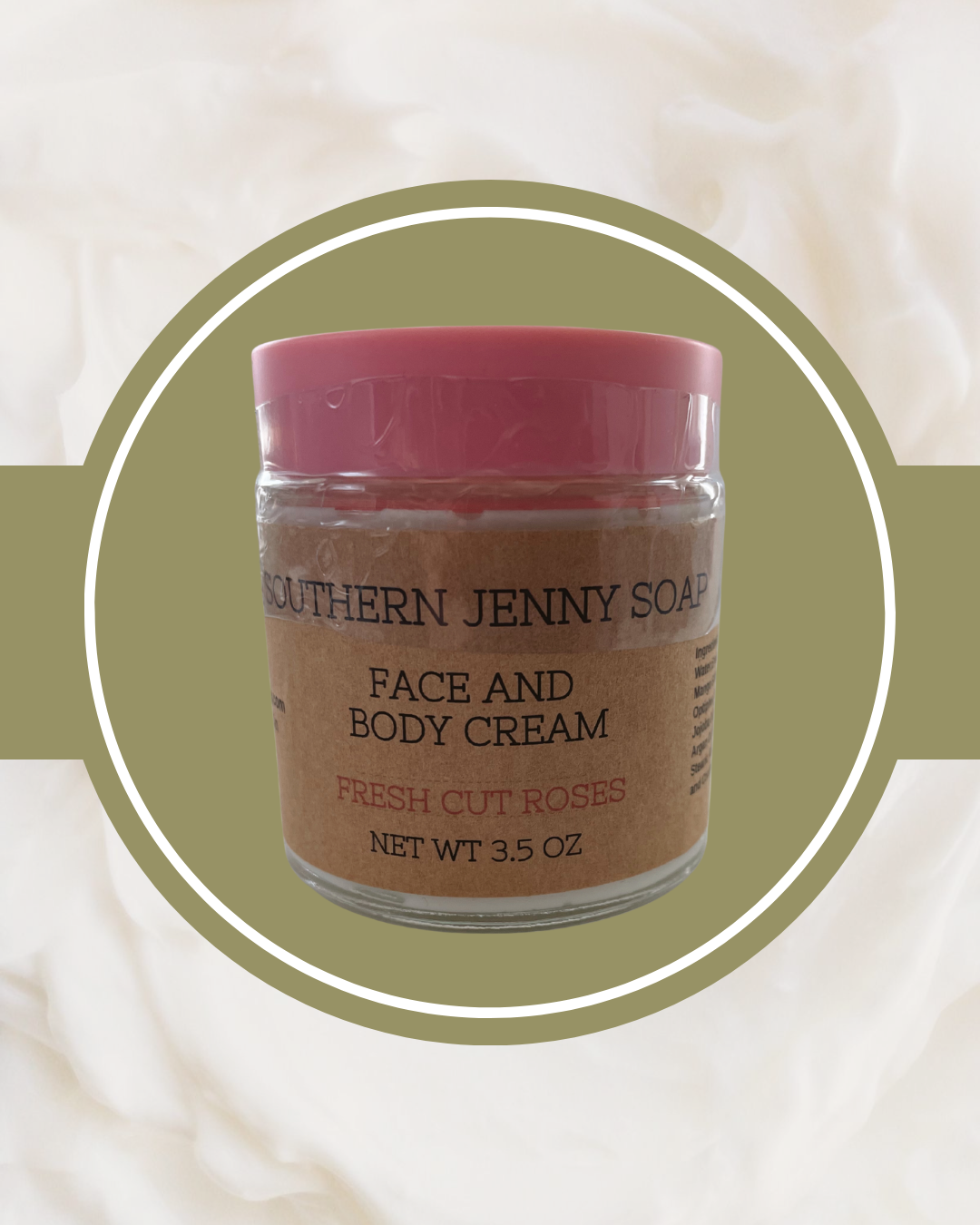 Face and Body Cream Fresh Cut Roses