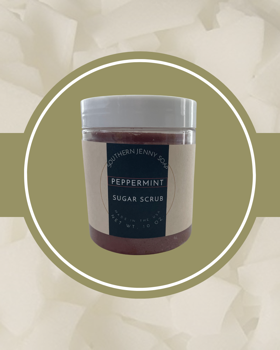 Peppermint Sugar Scrub 10 oz.