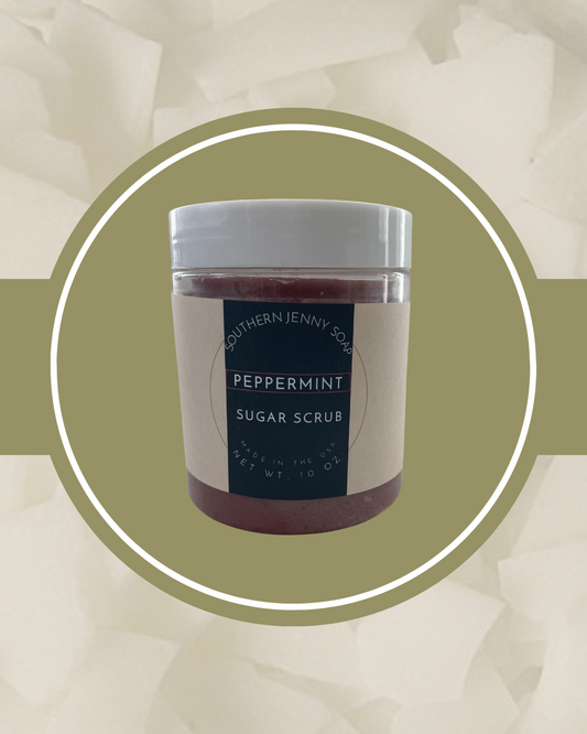 Peppermint Sugar Scrub 10 oz.