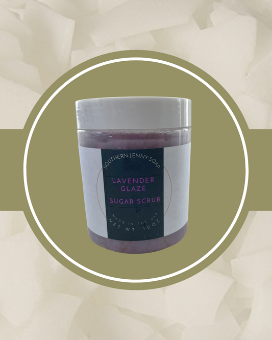 Lavender Glaze Sugar Scrub 10 oz.