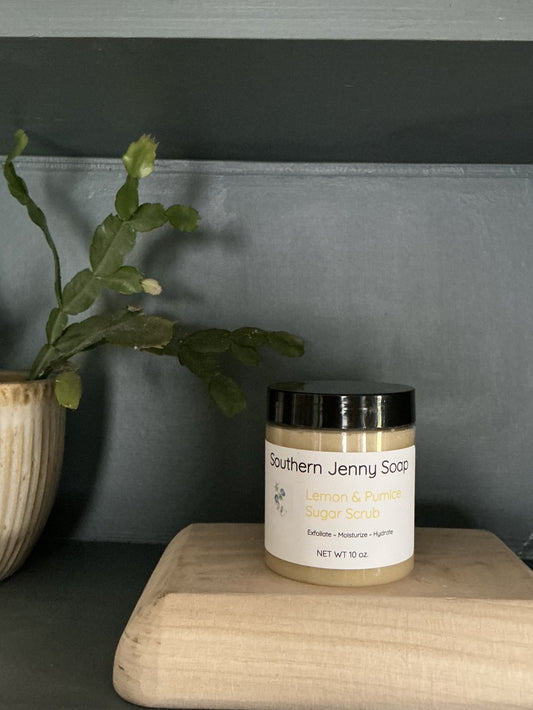 Lemon and Pumice Sugar Scrub