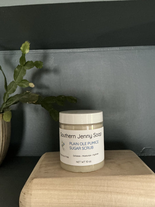 Plain Old Pumice &  Sugar Scrub
